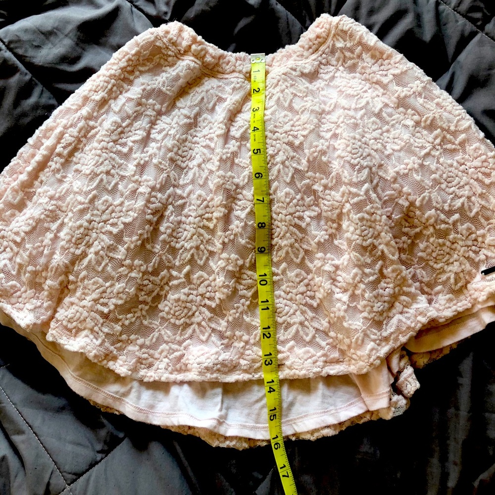 Abercrombie&Fitch Light Pink Flower Mini Skirt